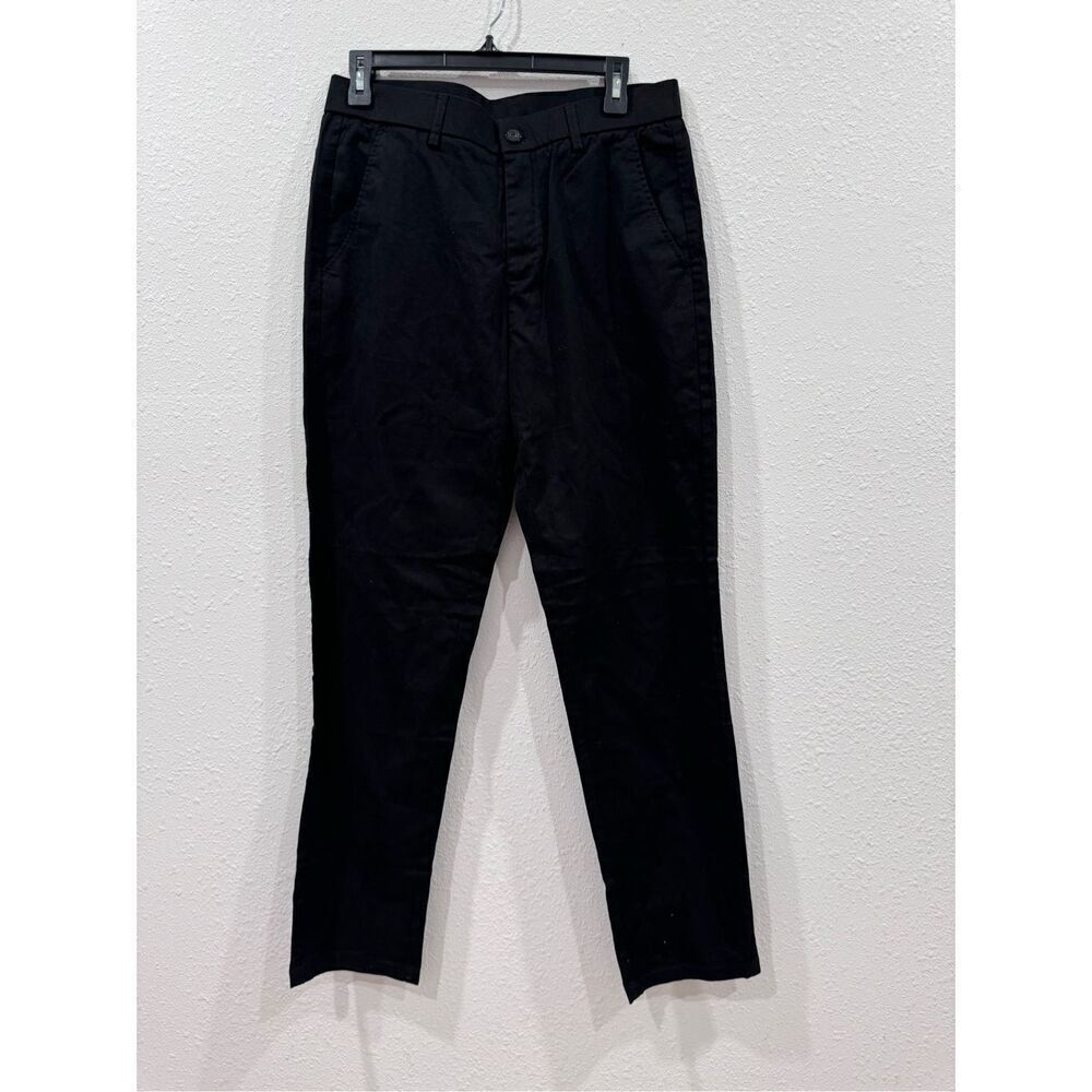 Plaid&Plain Men's Stretch Dress Pants Slim Fit Skinny Suit Pants‎ 31x32